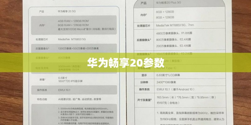华为畅享20参数