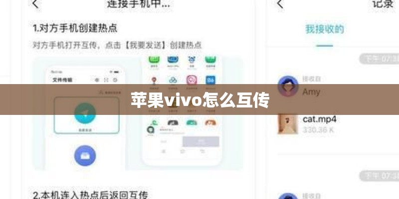 苹果vivo怎么互传