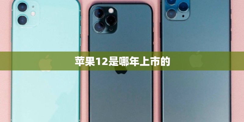 苹果12是哪年上市的