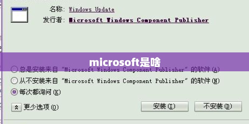 microsoft是啥